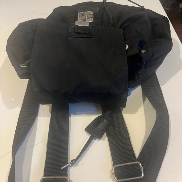 Dolce & Gabbana Sleek Black Backpack, zipper missing pull and inside pocket torn - Picture 11 of 12